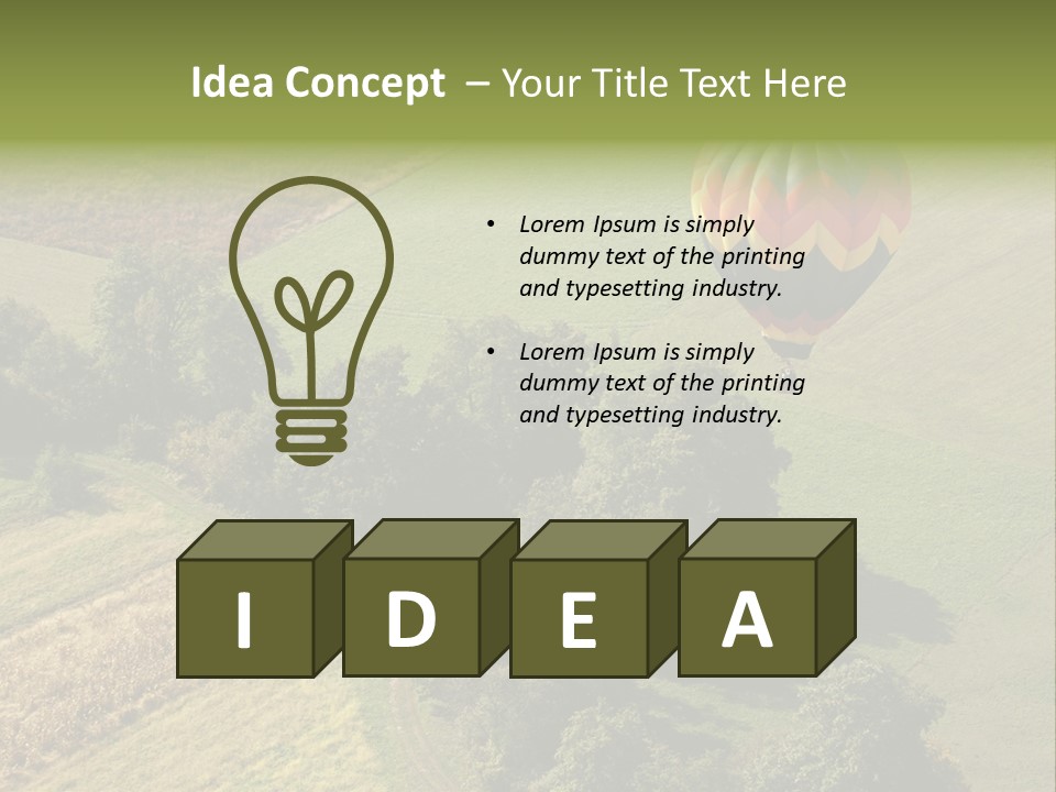 Above Sky Recreation PowerPoint Template