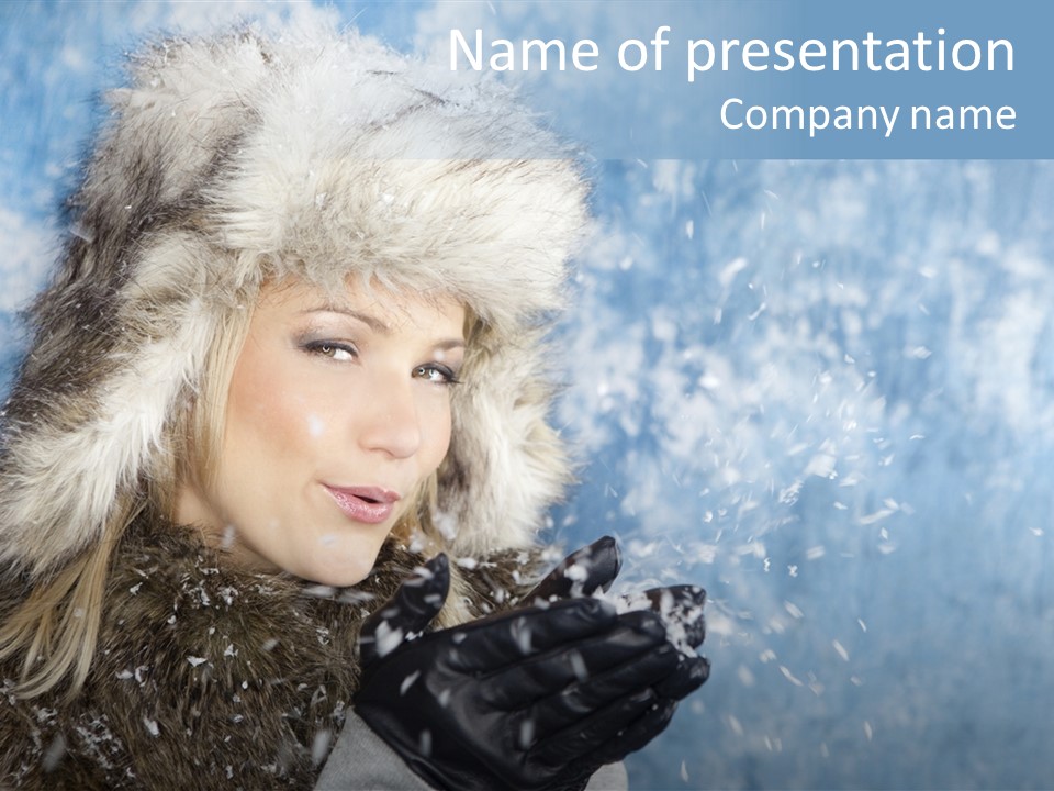 Autumn Winter Season PowerPoint Template