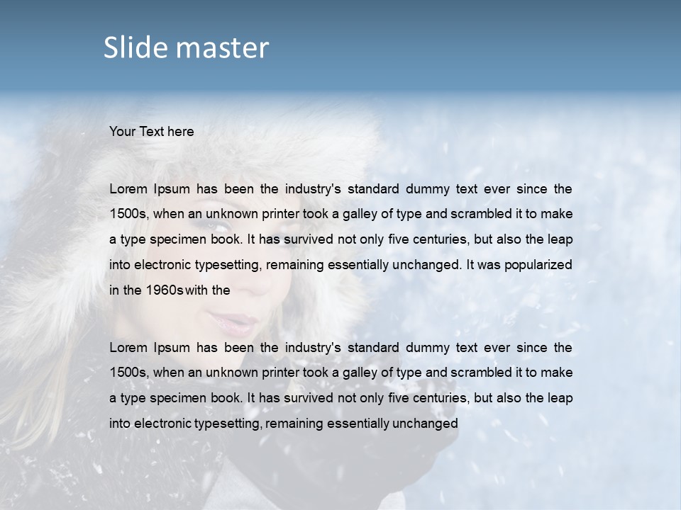Autumn Winter Season PowerPoint Template