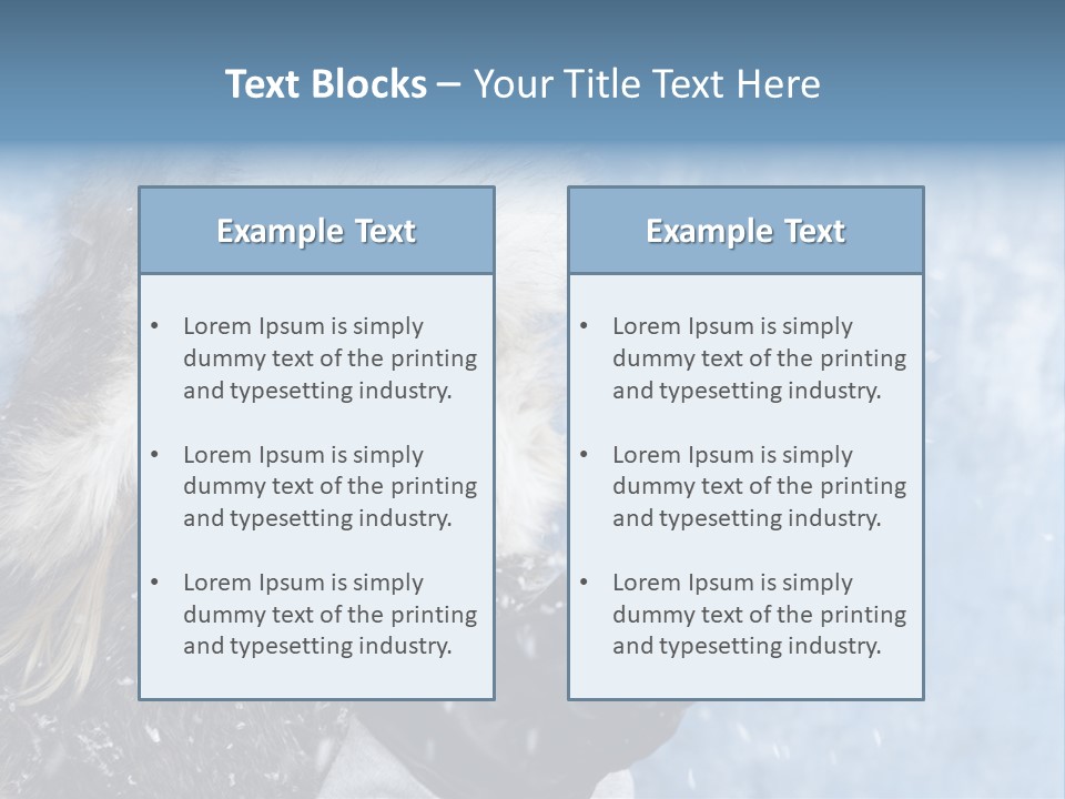 Autumn Winter Season PowerPoint Template