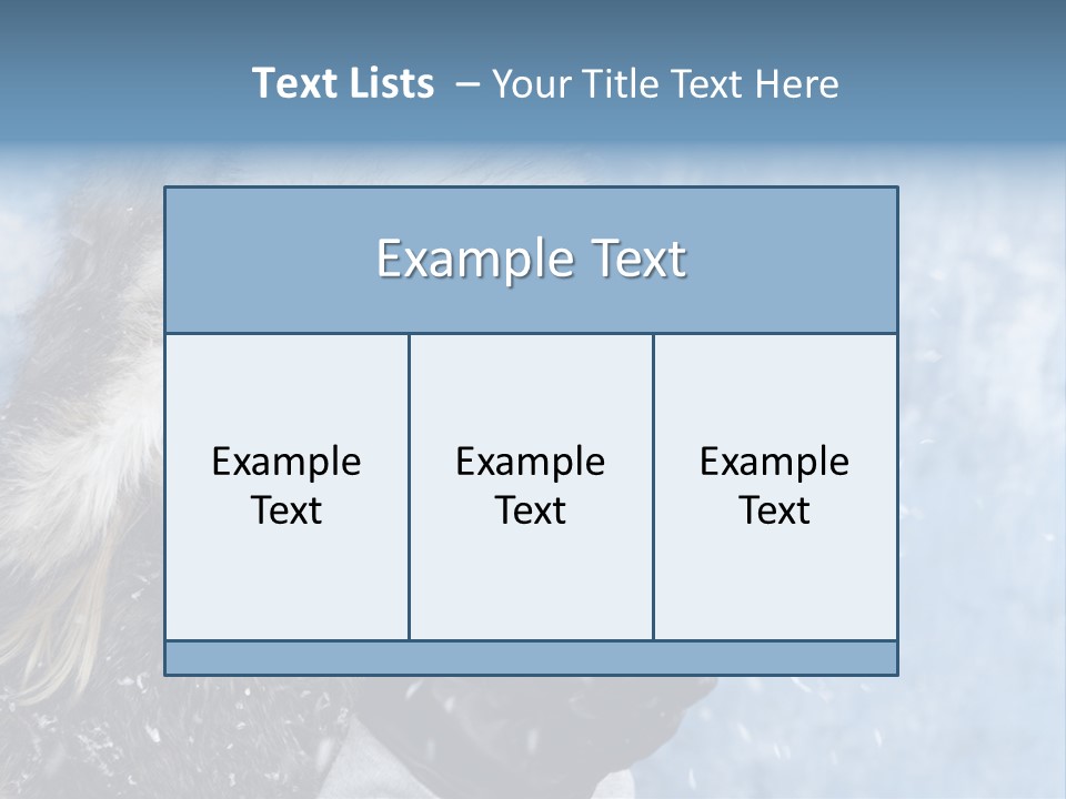 Autumn Winter Season PowerPoint Template
