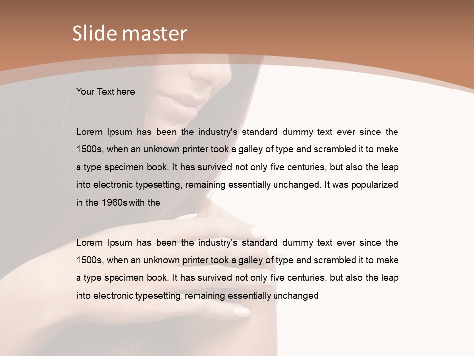 Fashion Perfection Human PowerPoint Template