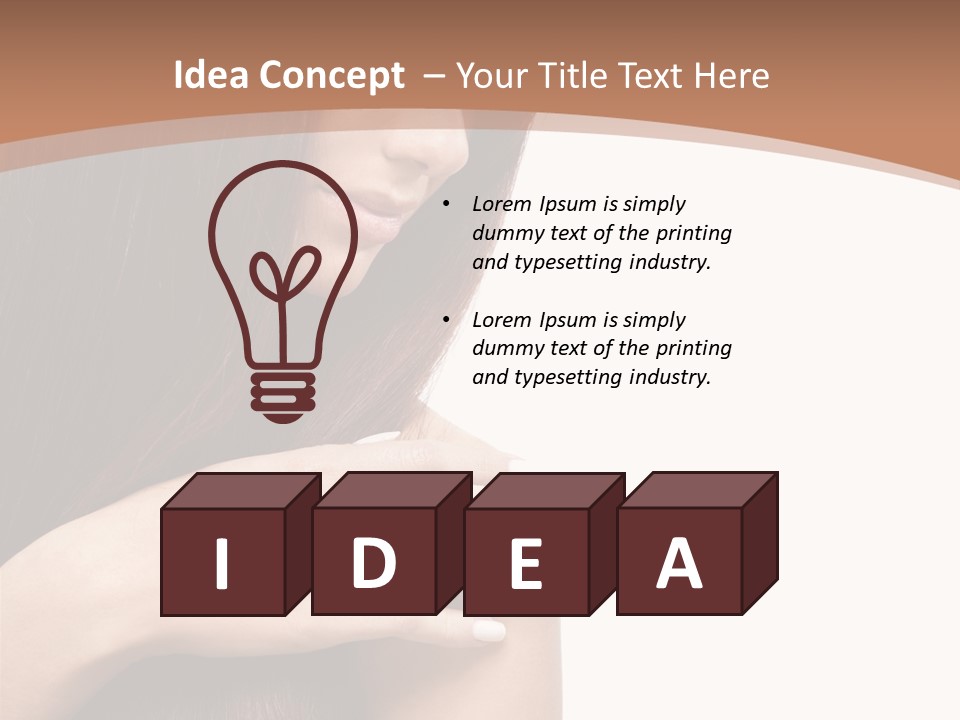 Fashion Perfection Human PowerPoint Template