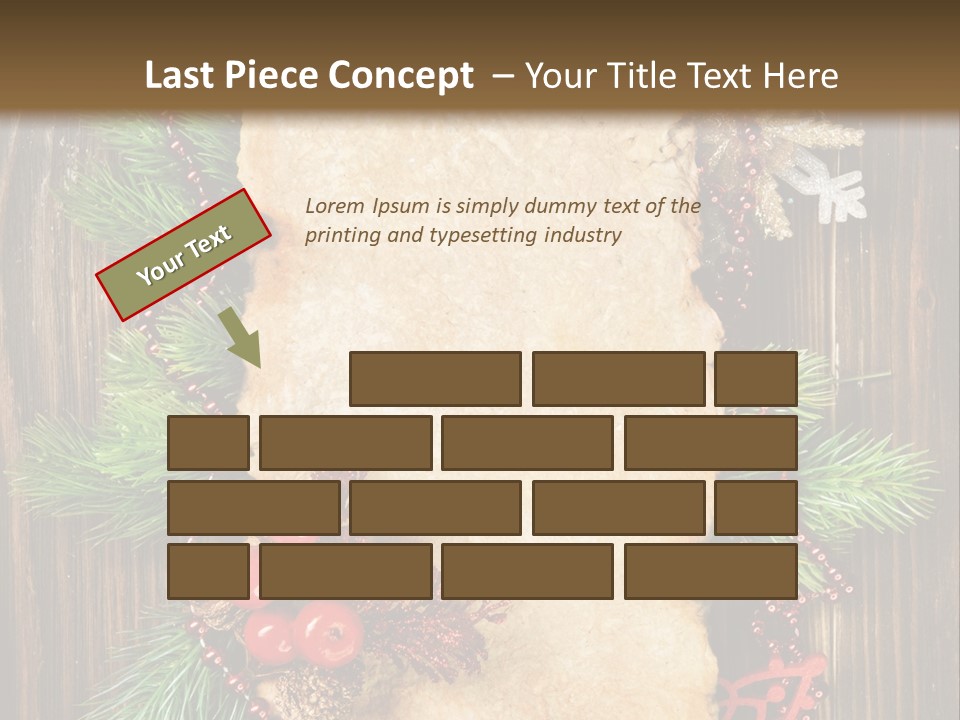 Tree Wooden Background PowerPoint Template