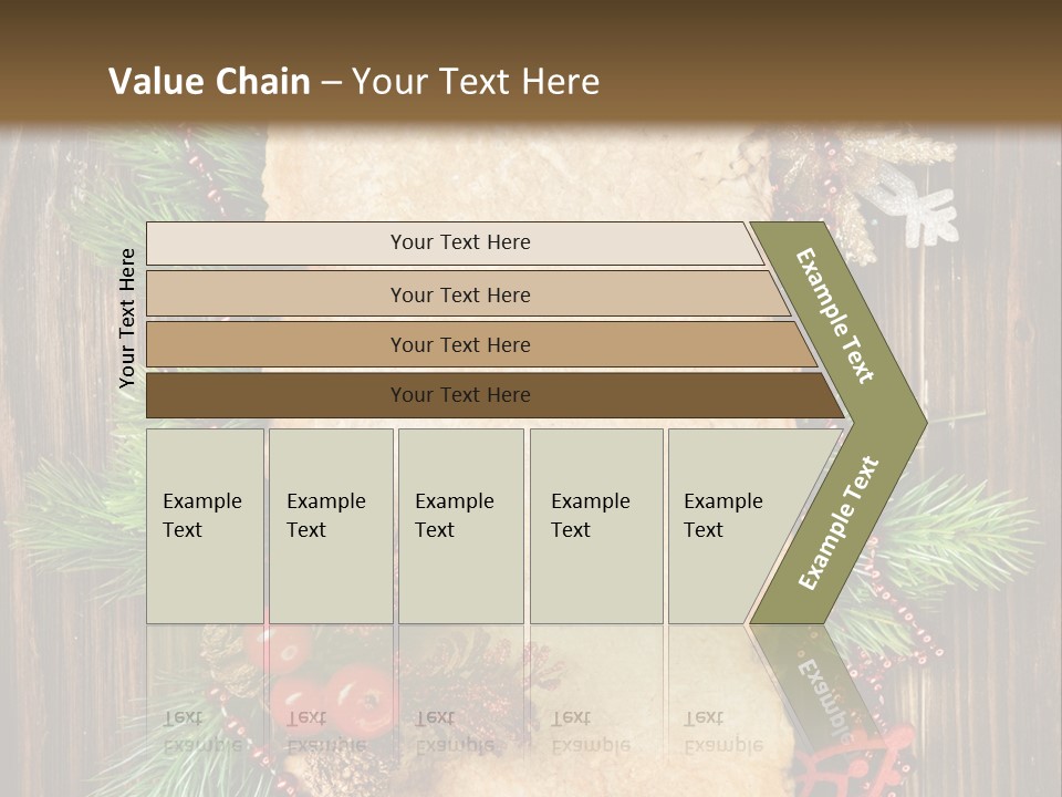 Tree Wooden Background PowerPoint Template