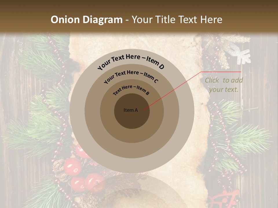 Tree Wooden Background PowerPoint Template