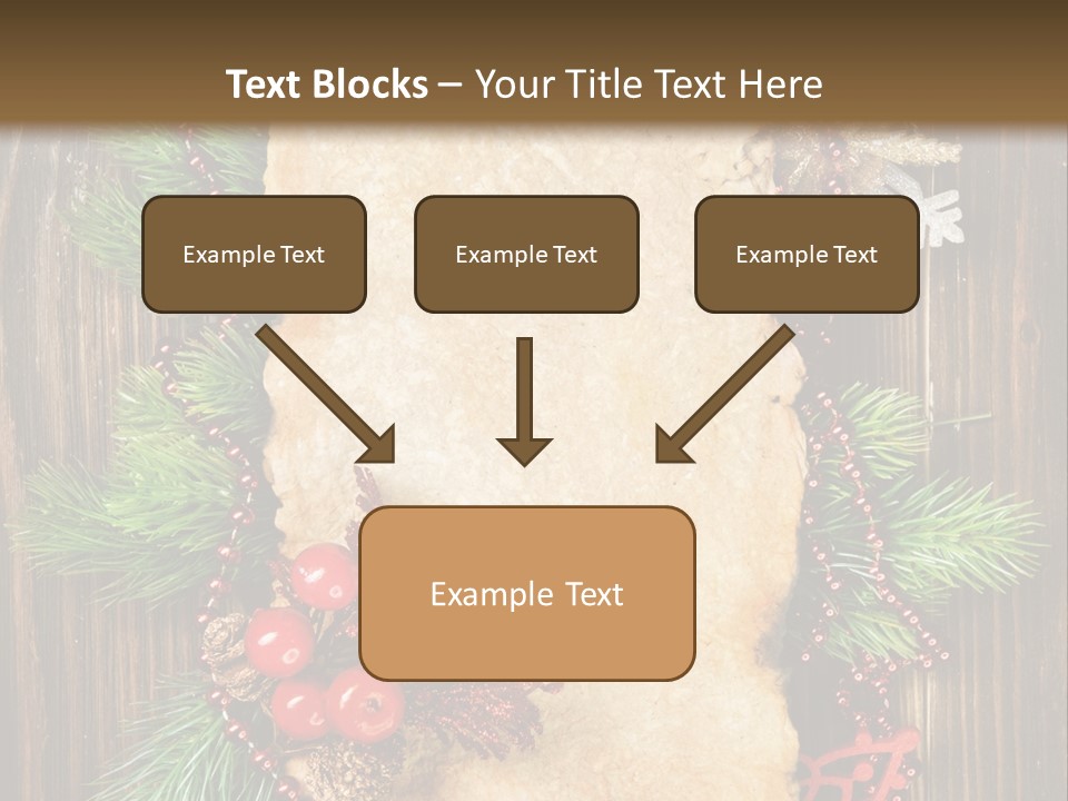 Tree Wooden Background PowerPoint Template