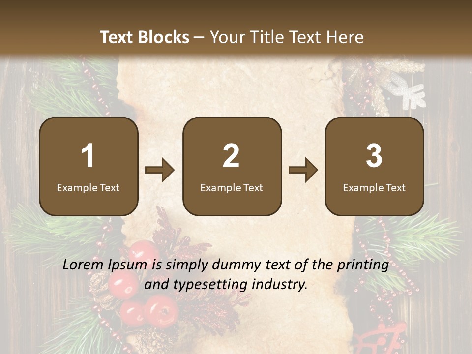 Tree Wooden Background PowerPoint Template