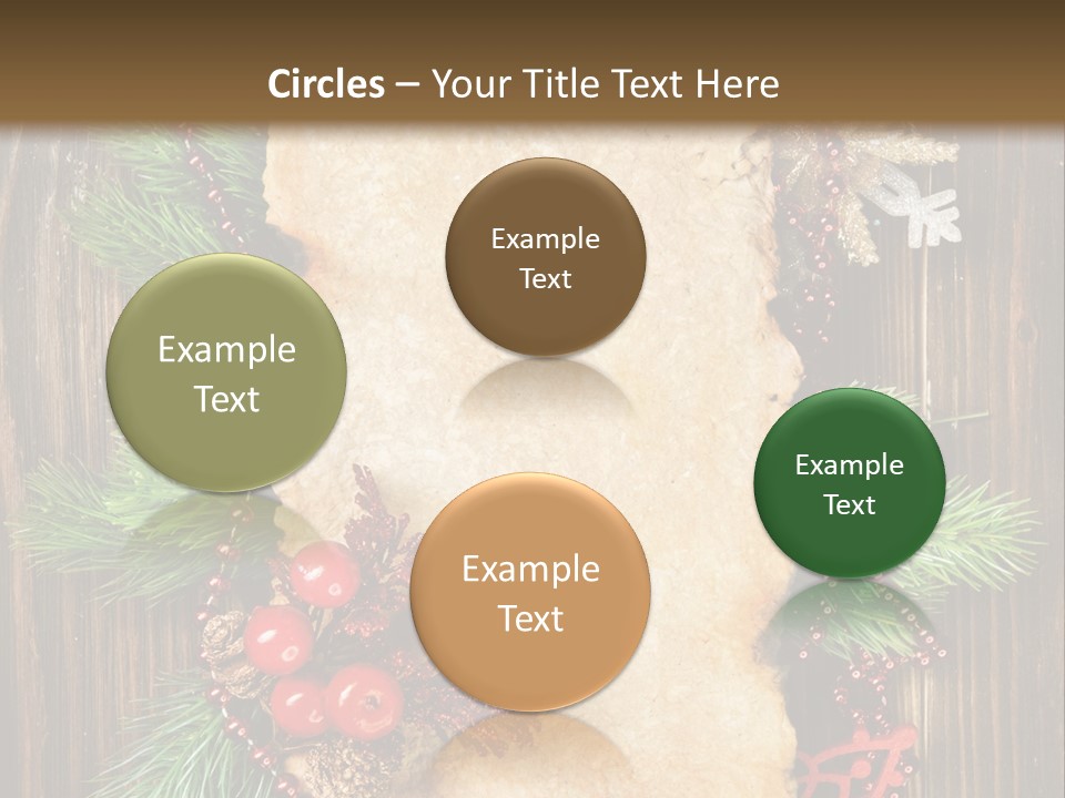 Tree Wooden Background PowerPoint Template