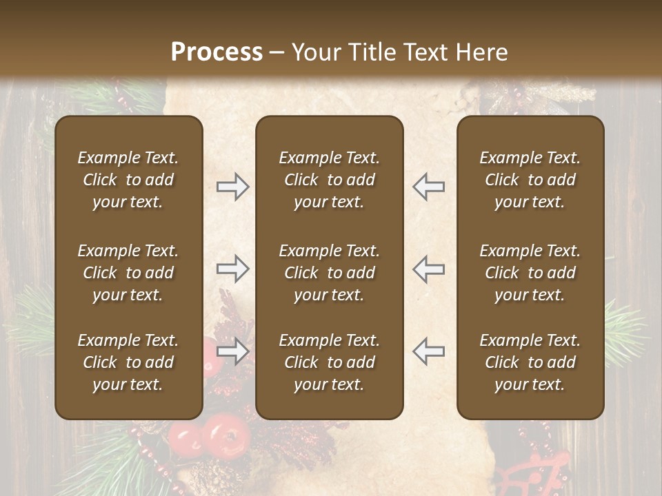 Tree Wooden Background PowerPoint Template