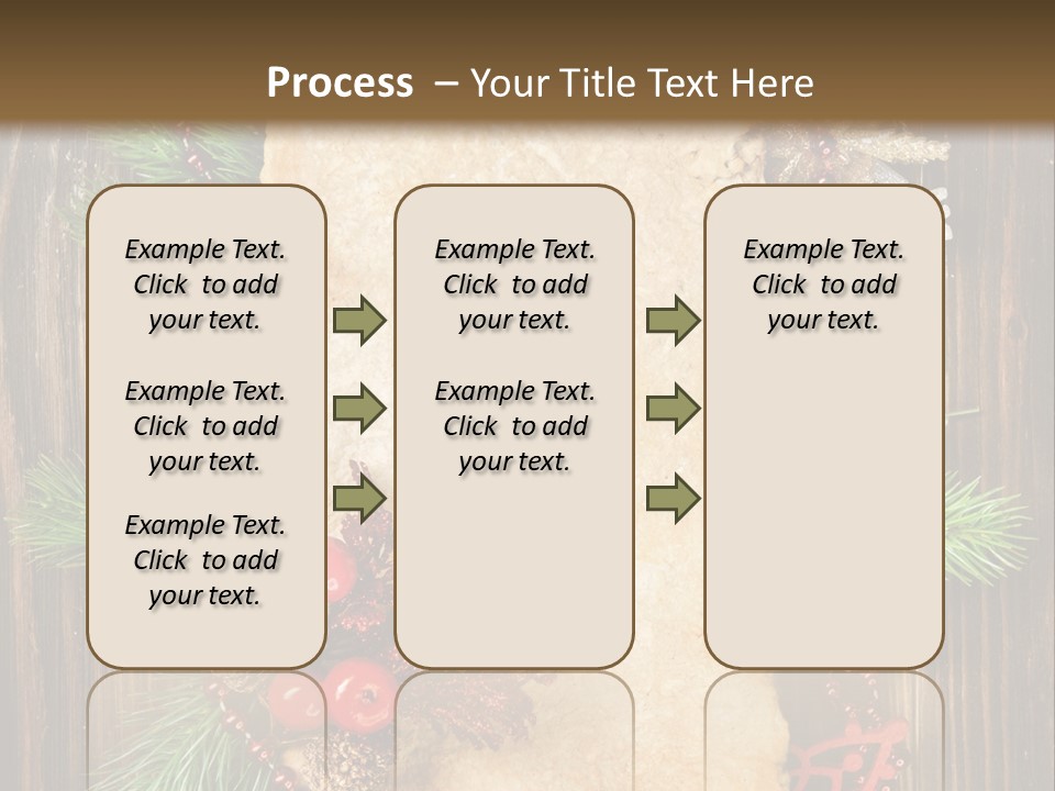Tree Wooden Background PowerPoint Template