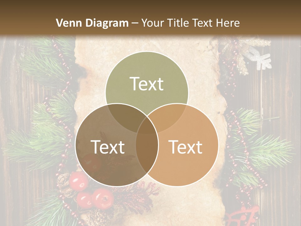 Tree Wooden Background PowerPoint Template