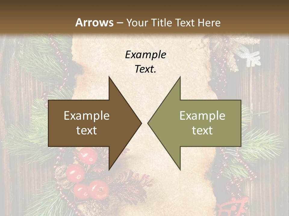 Tree Wooden Background PowerPoint Template