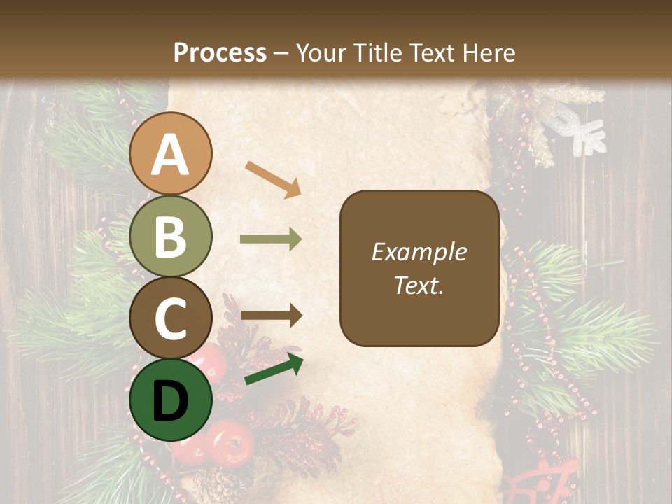 Tree Wooden Background PowerPoint Template