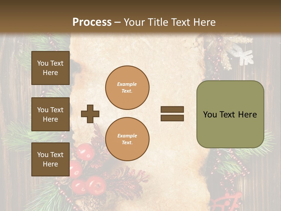 Tree Wooden Background PowerPoint Template