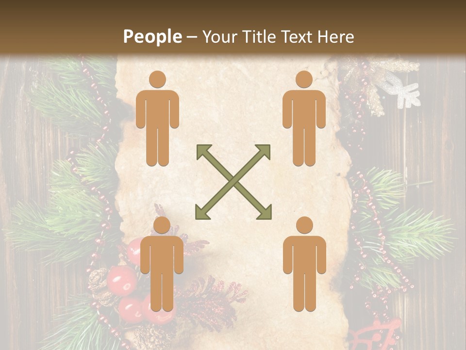 Tree Wooden Background PowerPoint Template