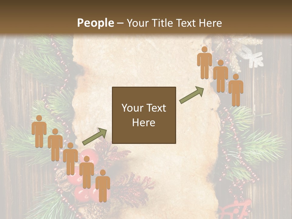 Tree Wooden Background PowerPoint Template