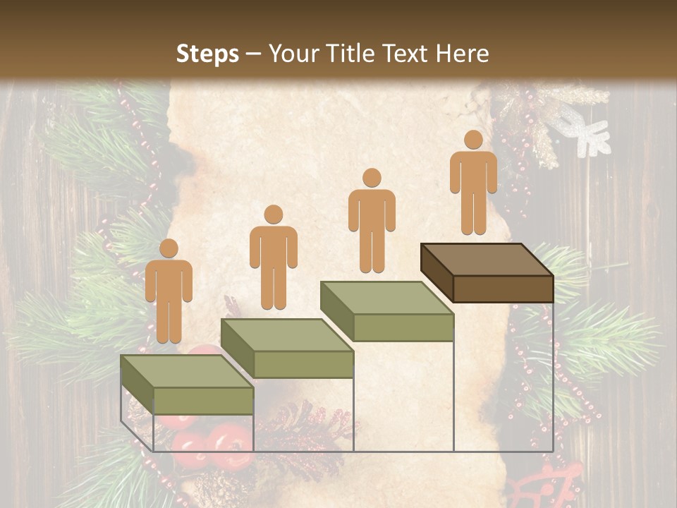 Tree Wooden Background PowerPoint Template