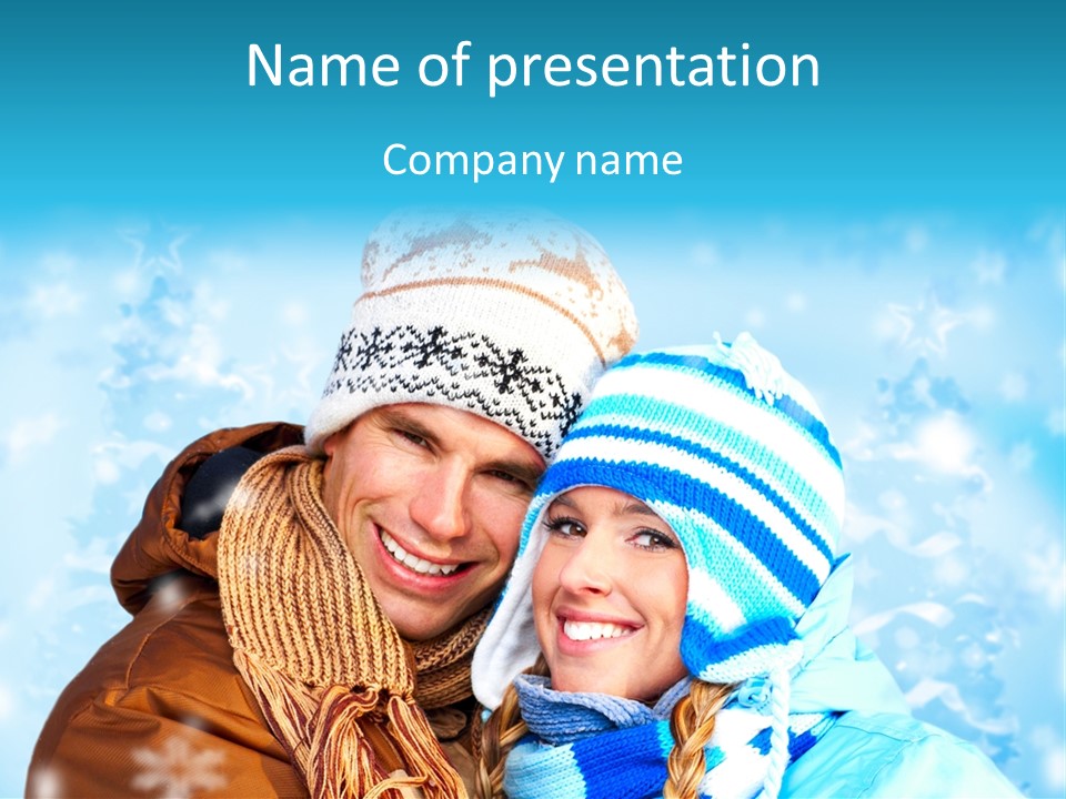 Man Celebration Holiday PowerPoint Template