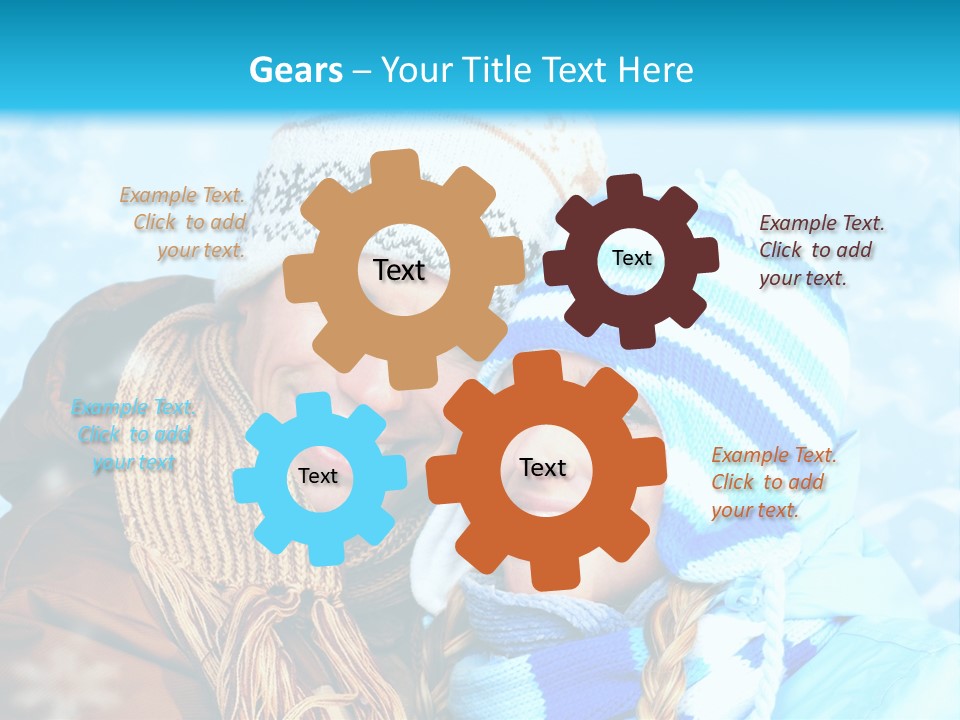 Man Celebration Holiday PowerPoint Template