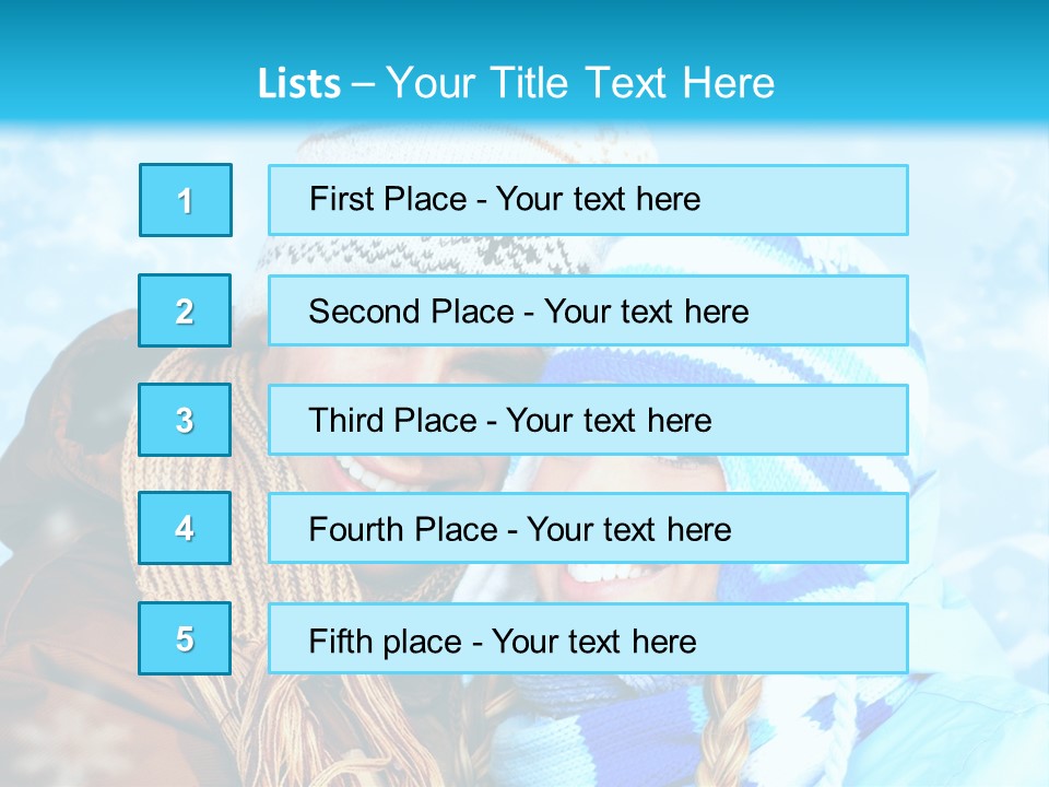 Man Celebration Holiday PowerPoint Template