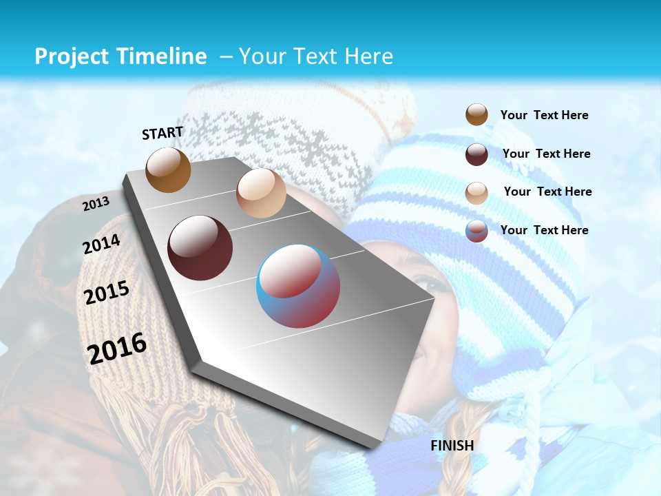 Man Celebration Holiday PowerPoint Template