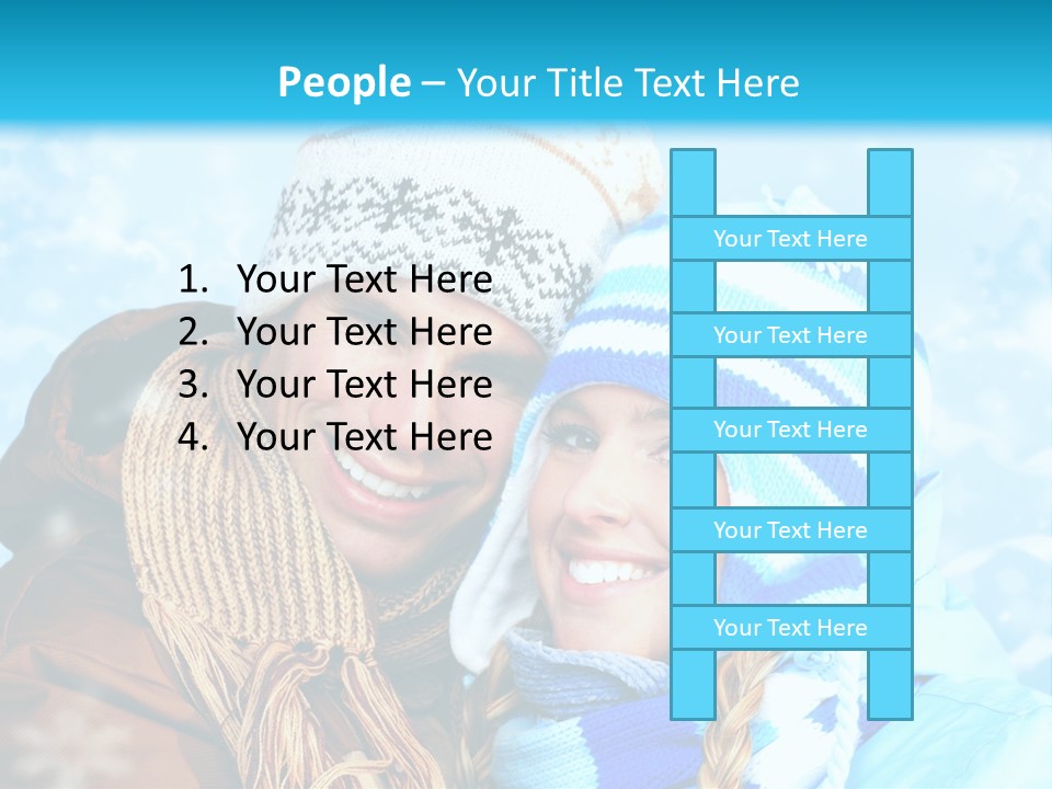 Man Celebration Holiday PowerPoint Template