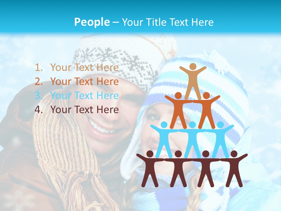 Man Celebration Holiday PowerPoint Template