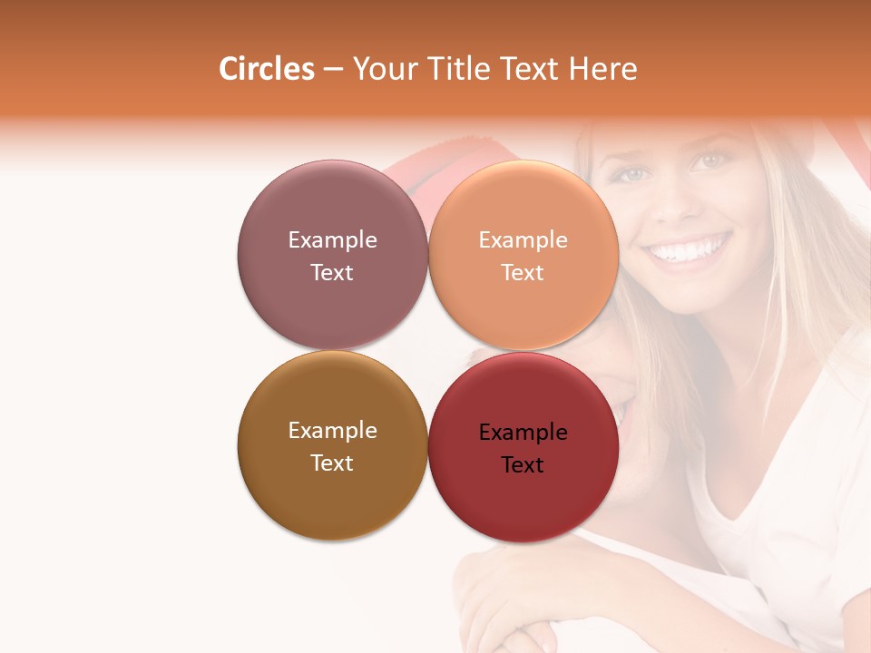 Girl Tooth Romance PowerPoint Template