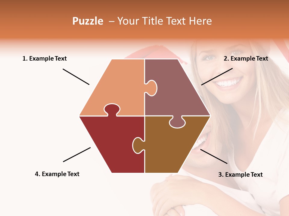 Girl Tooth Romance PowerPoint Template