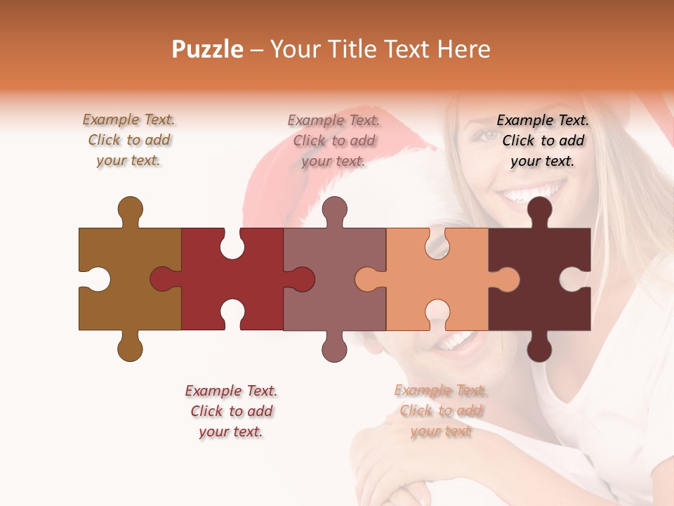 Girl Tooth Romance PowerPoint Template