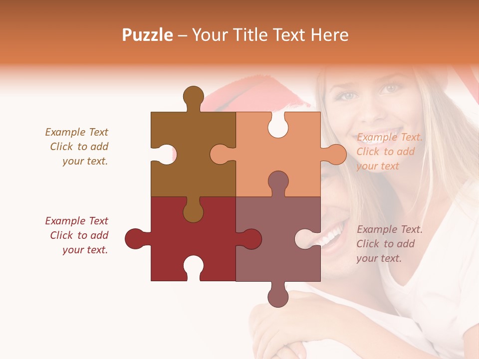 Girl Tooth Romance PowerPoint Template