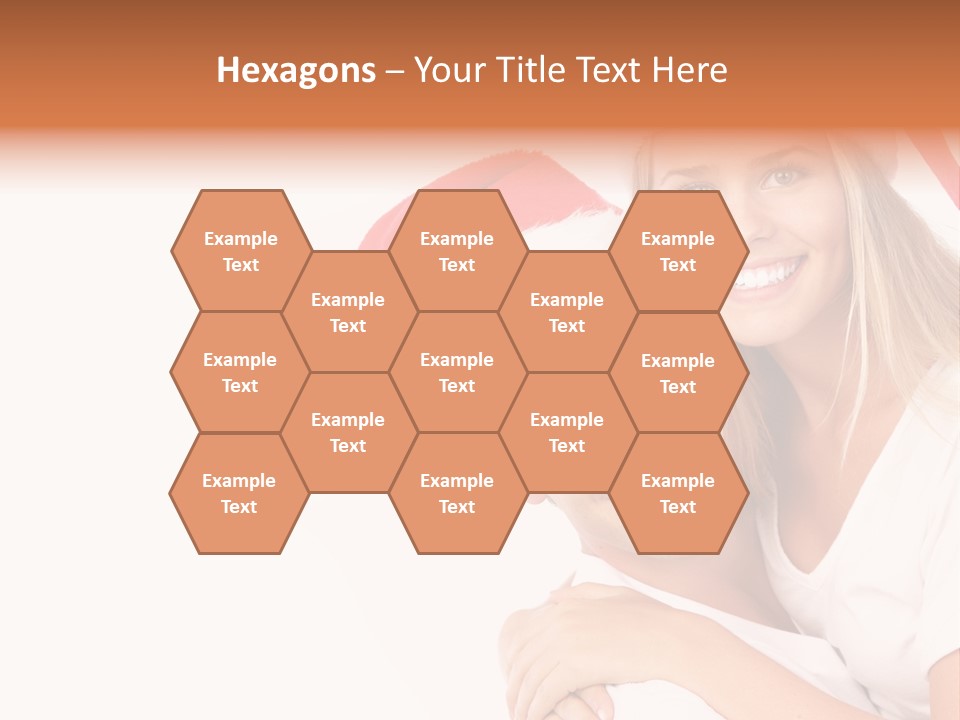 Girl Tooth Romance PowerPoint Template