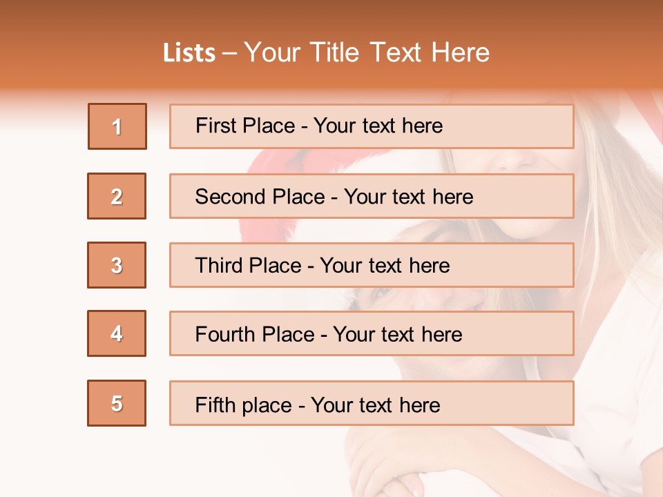 Girl Tooth Romance PowerPoint Template