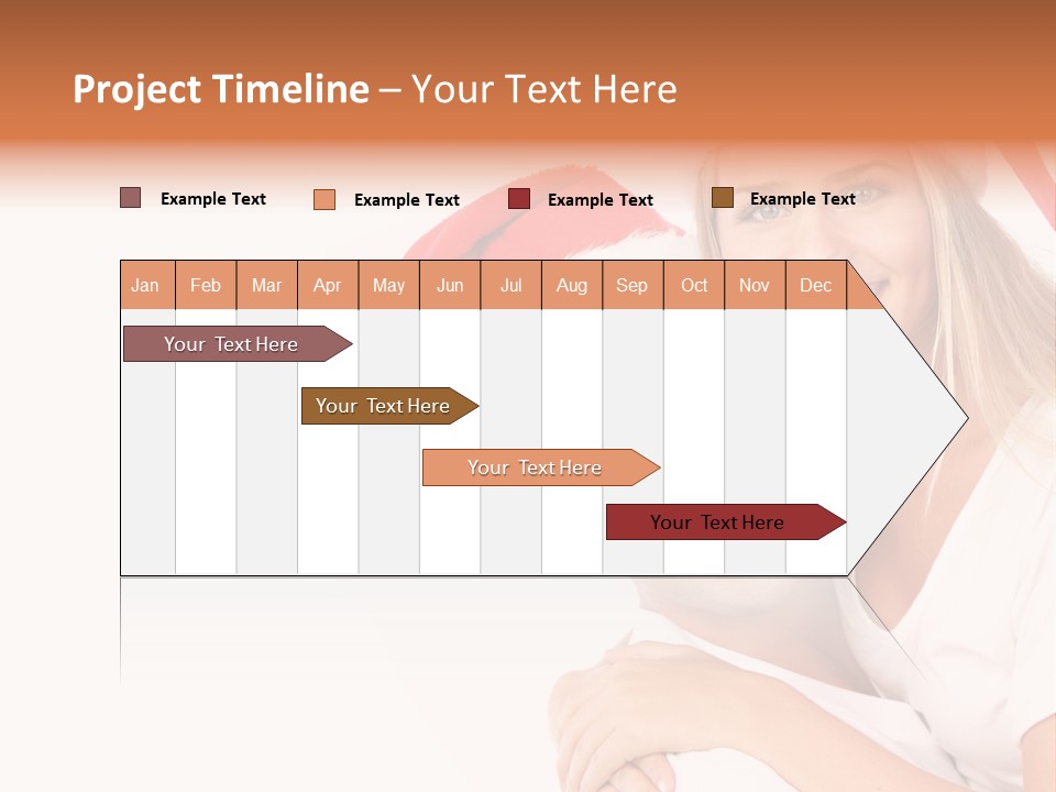 Girl Tooth Romance PowerPoint Template