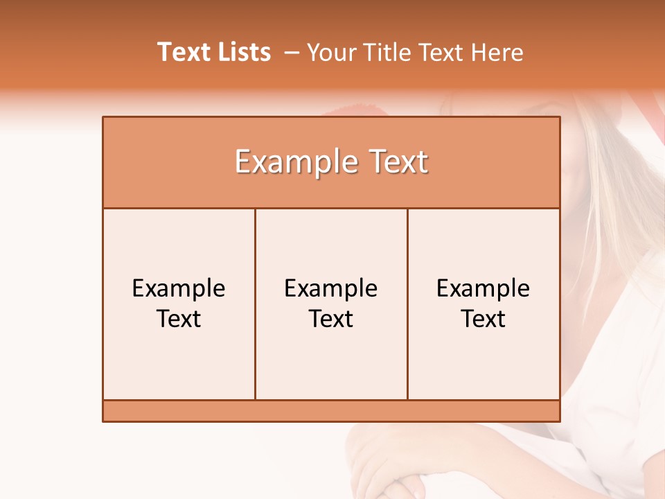 Girl Tooth Romance PowerPoint Template