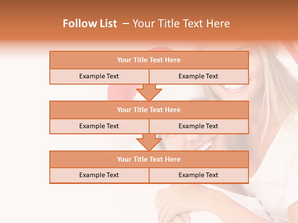 Girl Tooth Romance PowerPoint Template
