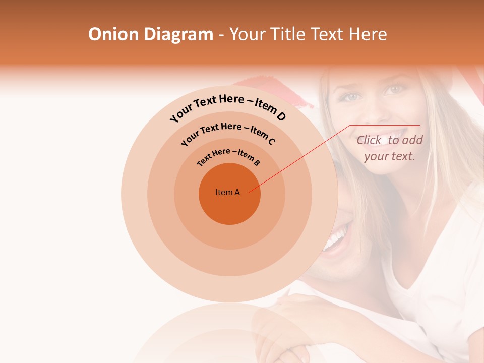 Girl Tooth Romance PowerPoint Template