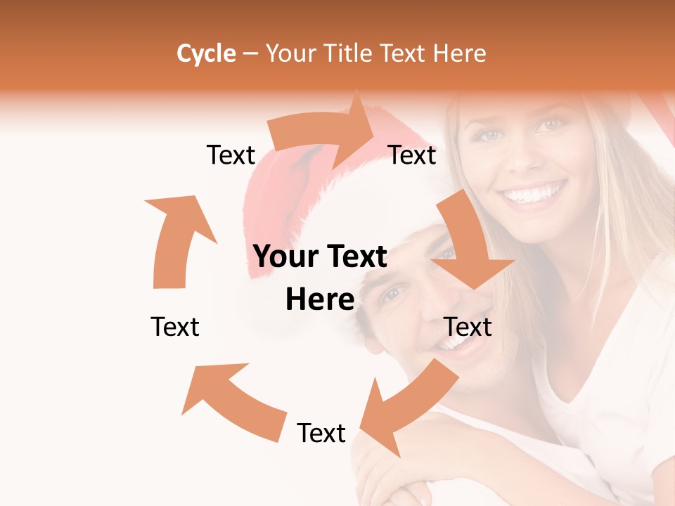 Girl Tooth Romance PowerPoint Template