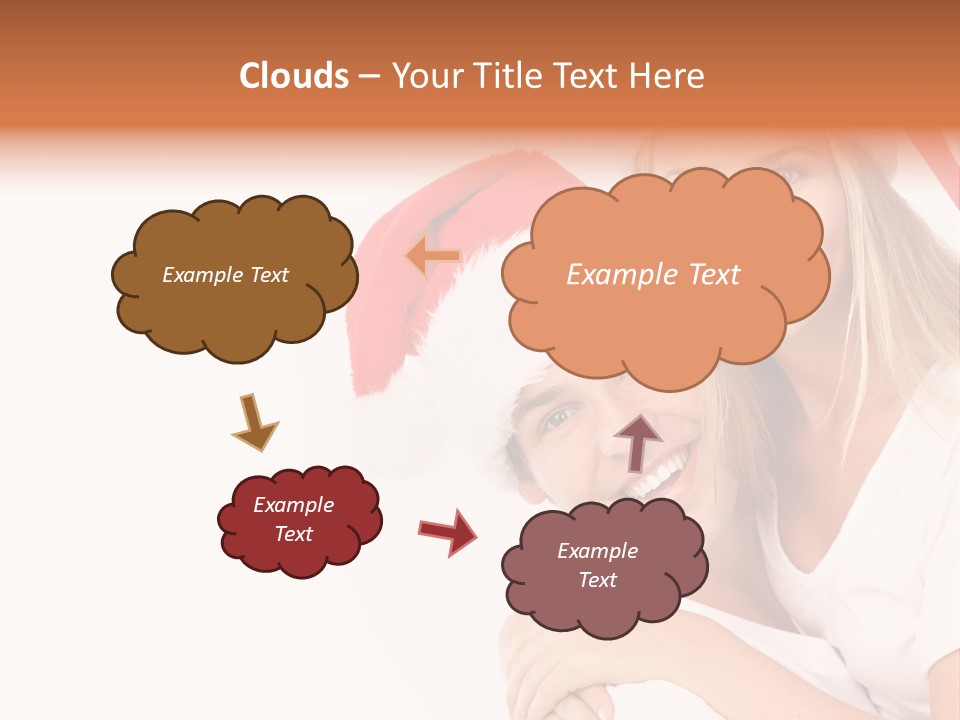 Girl Tooth Romance PowerPoint Template