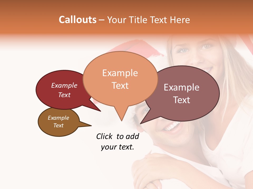 Girl Tooth Romance PowerPoint Template