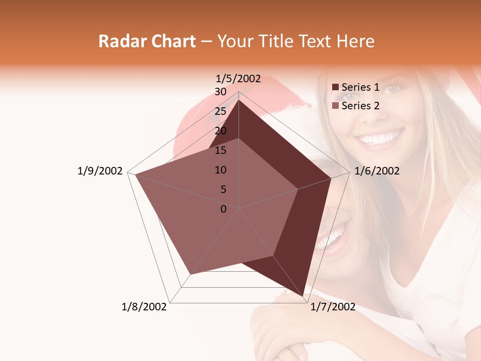 Girl Tooth Romance PowerPoint Template