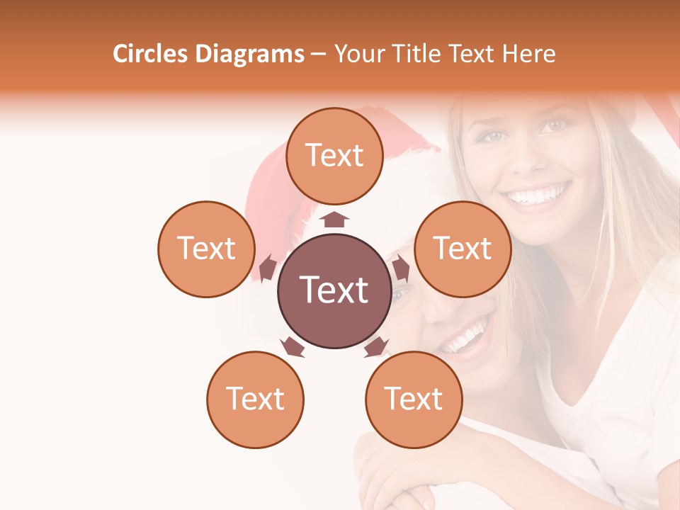 Girl Tooth Romance PowerPoint Template