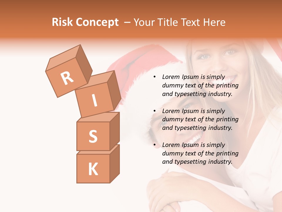 Girl Tooth Romance PowerPoint Template