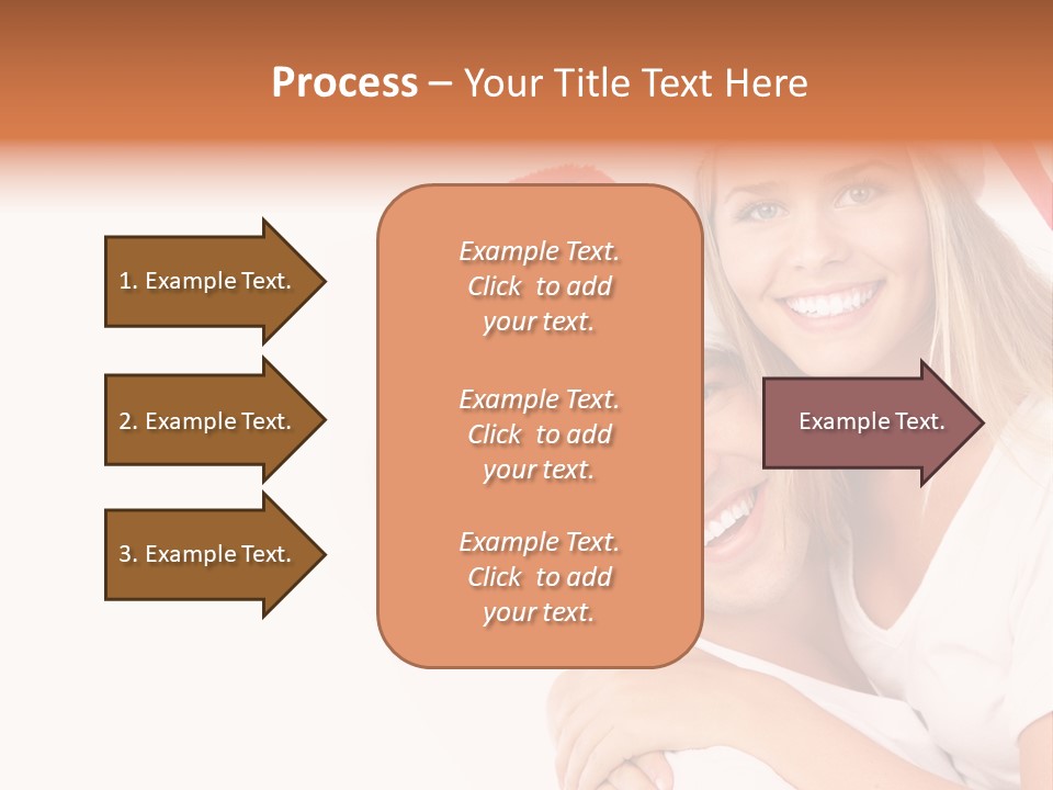 Girl Tooth Romance PowerPoint Template