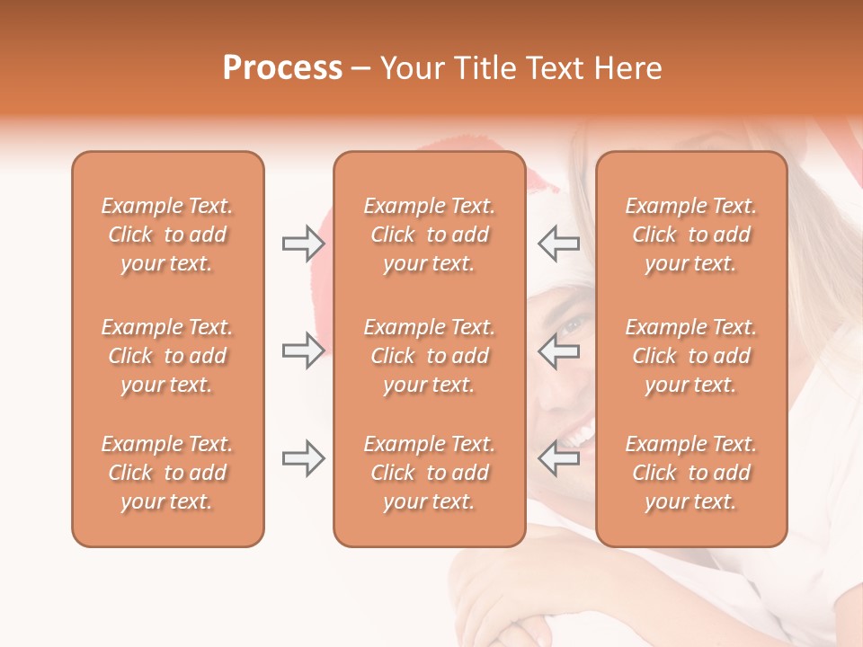 Girl Tooth Romance PowerPoint Template