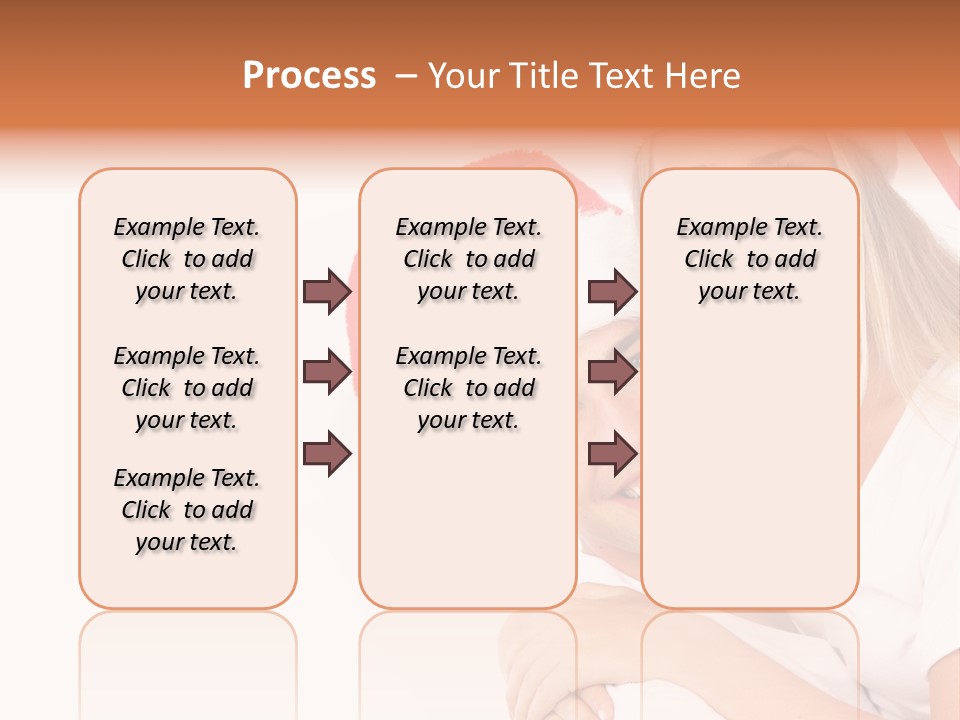 Girl Tooth Romance PowerPoint Template