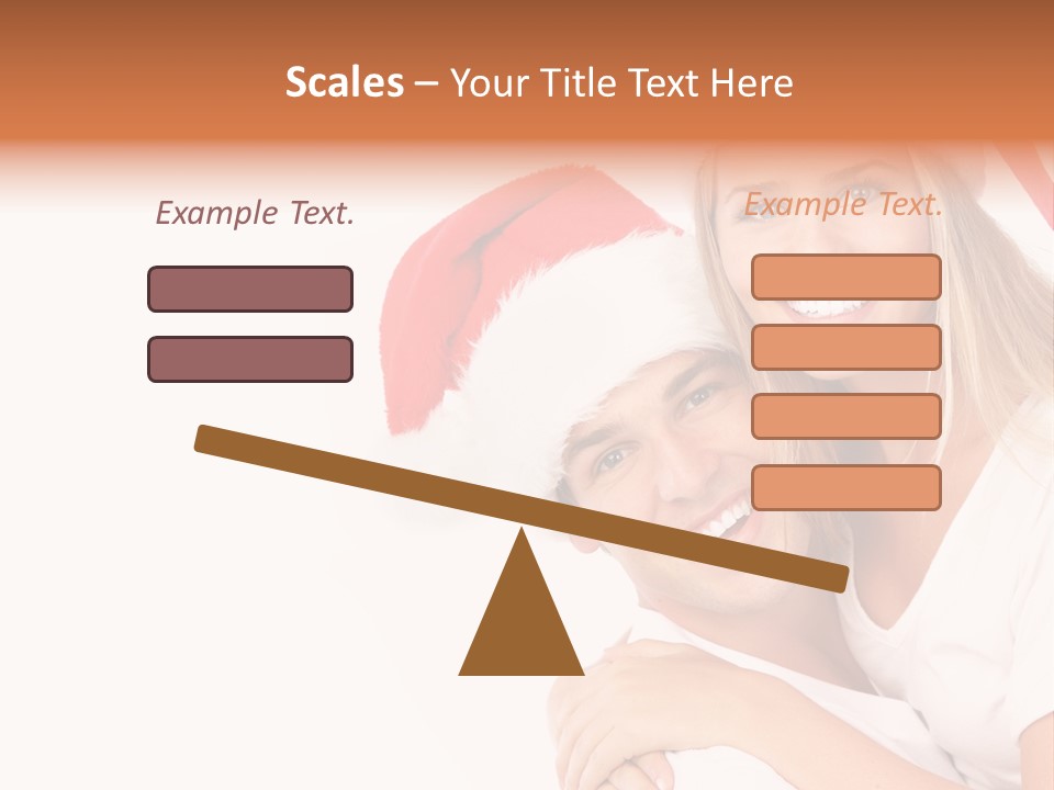 Girl Tooth Romance PowerPoint Template