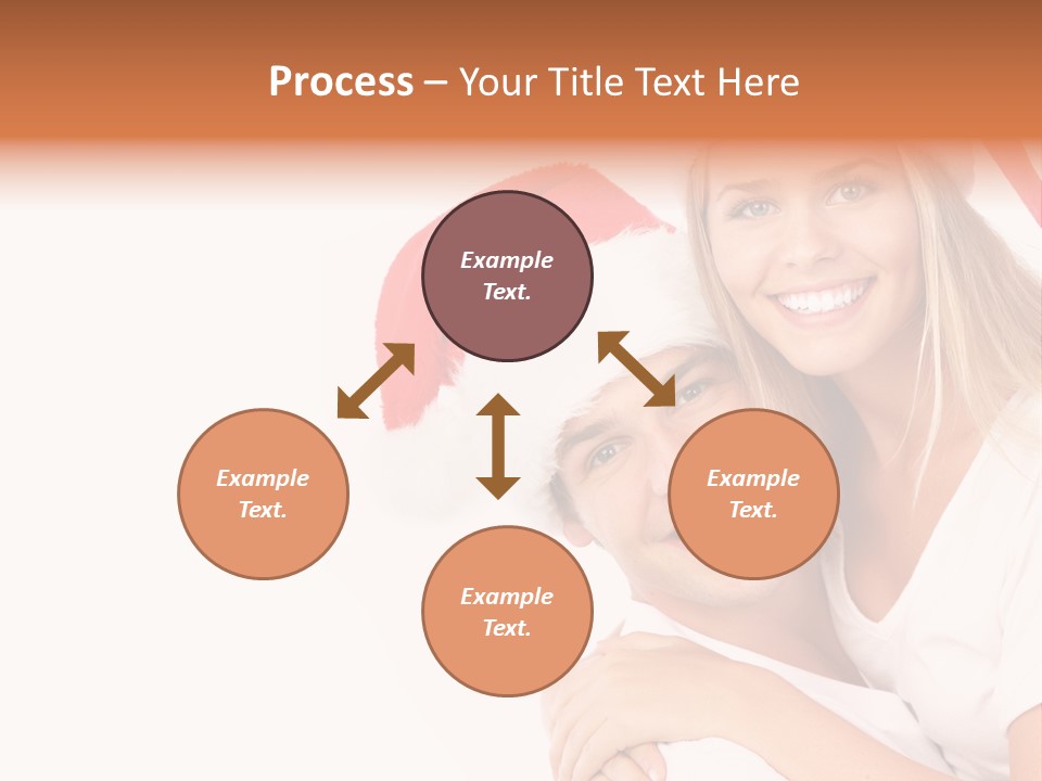 Girl Tooth Romance PowerPoint Template