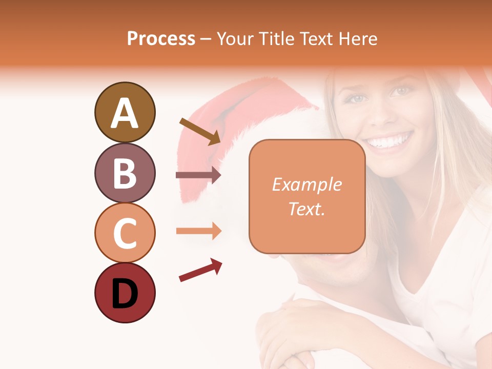 Girl Tooth Romance PowerPoint Template